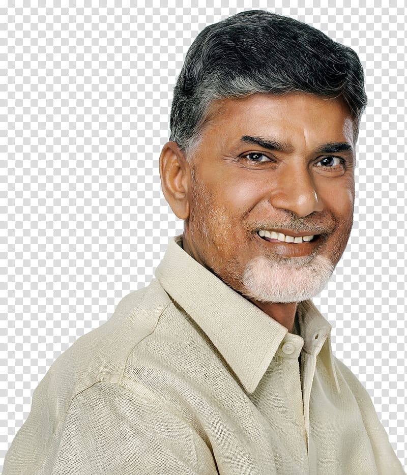 smiling man wearing brown dress shirt, N. Chandrababu Naidu Chief Minister Amaravati Telugu Desam Party National Democratic Alliance, andhrapradesh transparent background PNG clipart