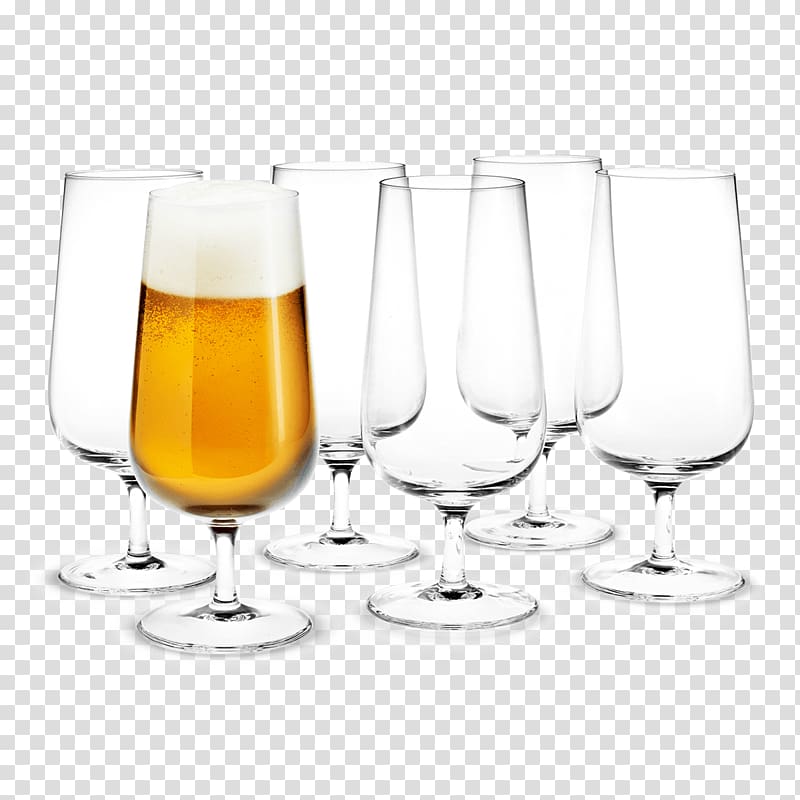 Wine glass Beer Glasses Holmegaard Champagne glass, big beer transparent background PNG clipart