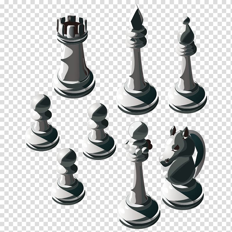 Black horse chess piece, Chess piece relative value Knight Xiangqi, Chess  material horse head transparent background PNG clipart