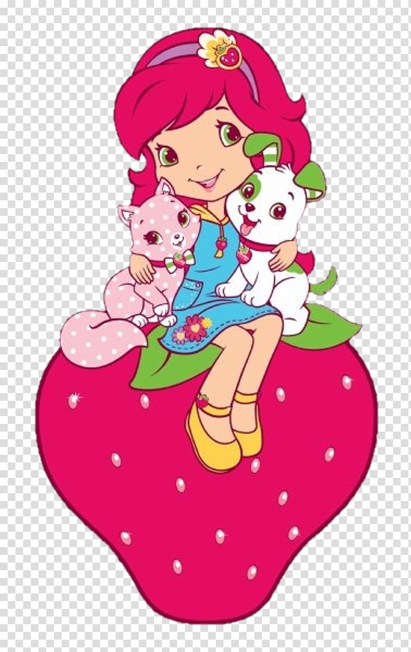 Strawberry Shortcake Cartoon Drawing, strawberry transparent background PNG clipart