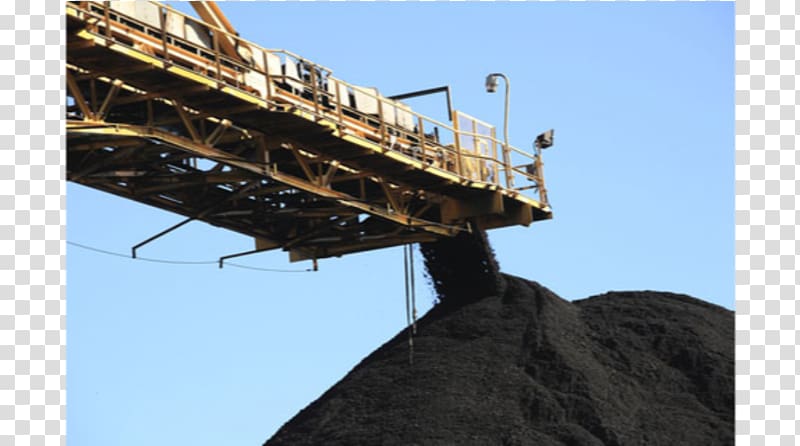 Coal mining Business Conveyor system, coal transparent background PNG clipart