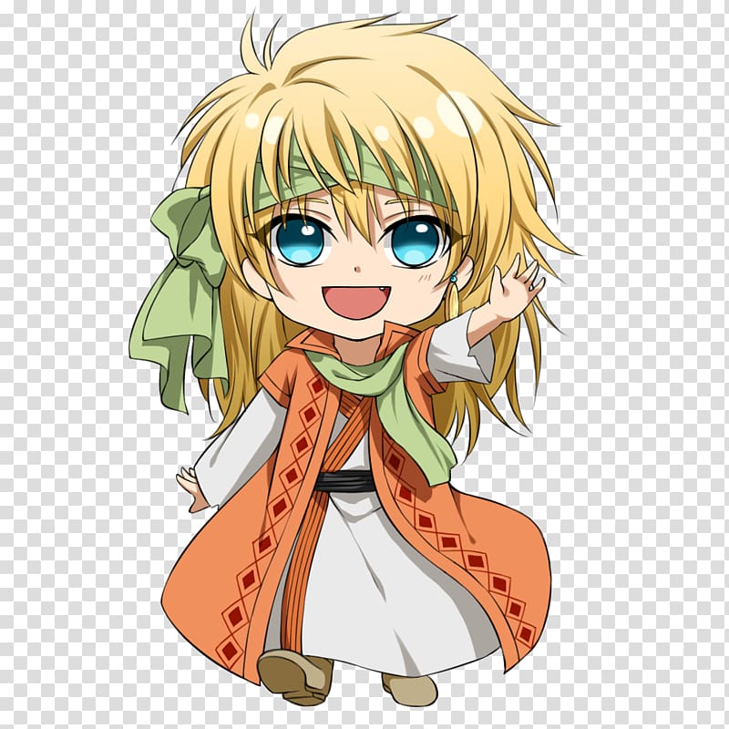 Deidara Yona of the Dawn Chibi Anime Manga, Chibi transparent background PNG clipart