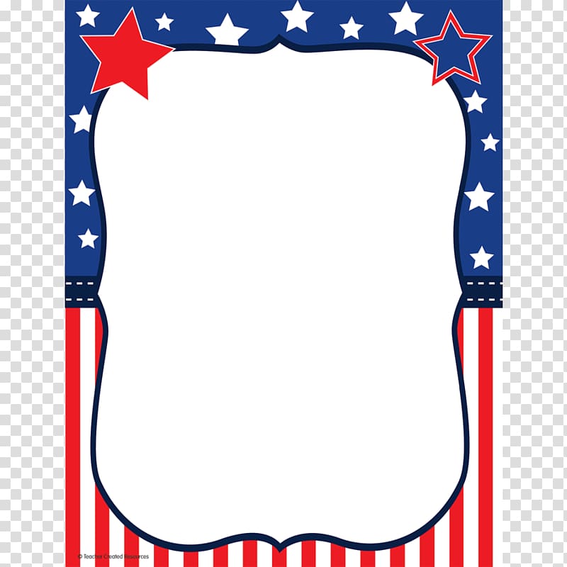 Paper Independence Day Stationery Flag of the United States Letterhead, Patriotic Flyer transparent background PNG clipart