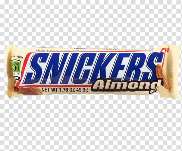 Chocolate bar Snickers Almond Bar Twix Candy, snickers transparent background PNG clipart
