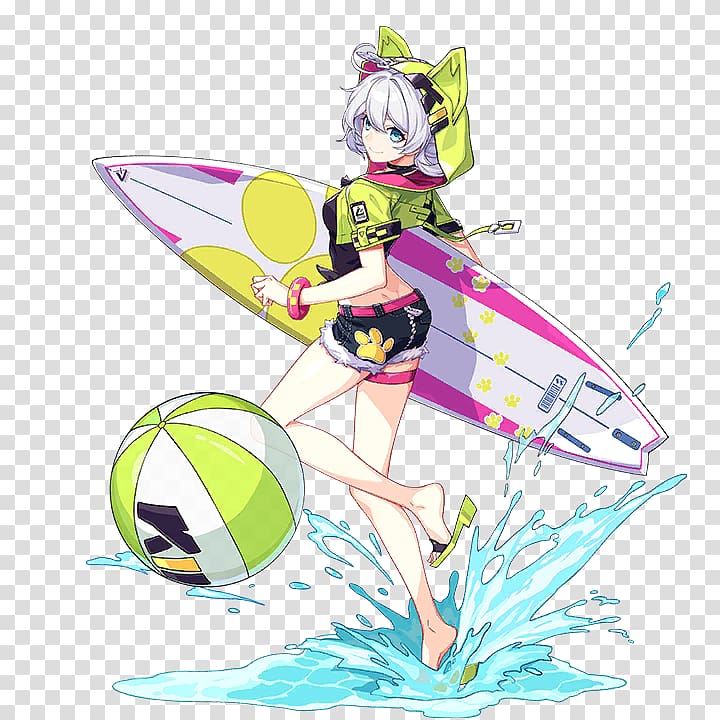 Honkai Impact 3 Art Fate/stay night Character, sandy beach transparent background PNG clipart