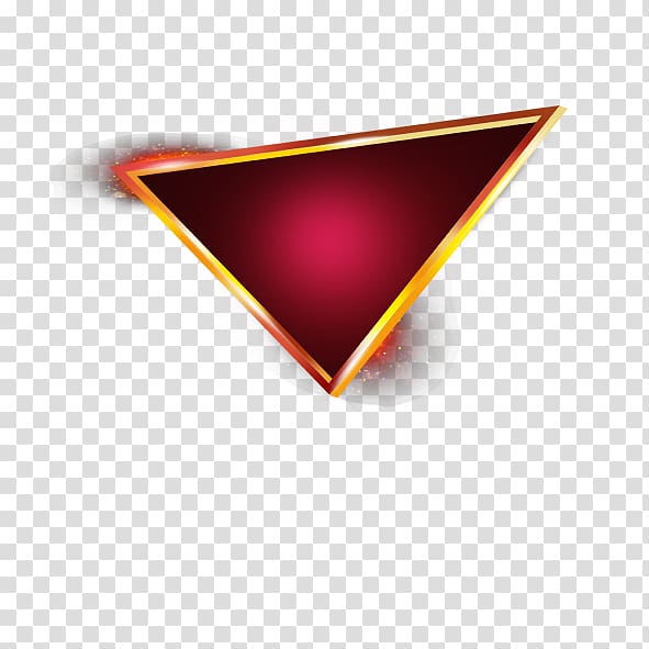 Triangle Geometry Red Trigonometry, Red Triangle transparent background PNG clipart