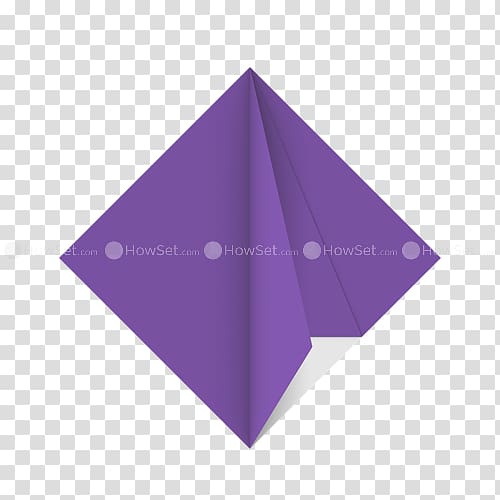 Paper Diagonal Triangle Origami, triangle transparent background PNG clipart