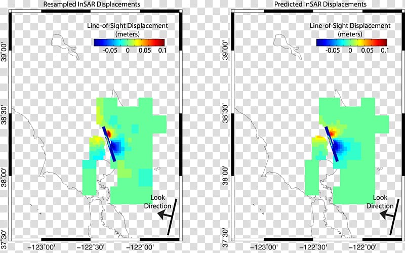 Earthquake Interferometric synthetic aperture radar Fault Sentinel-1 United States Geological Survey, dyfi transparent background PNG clipart