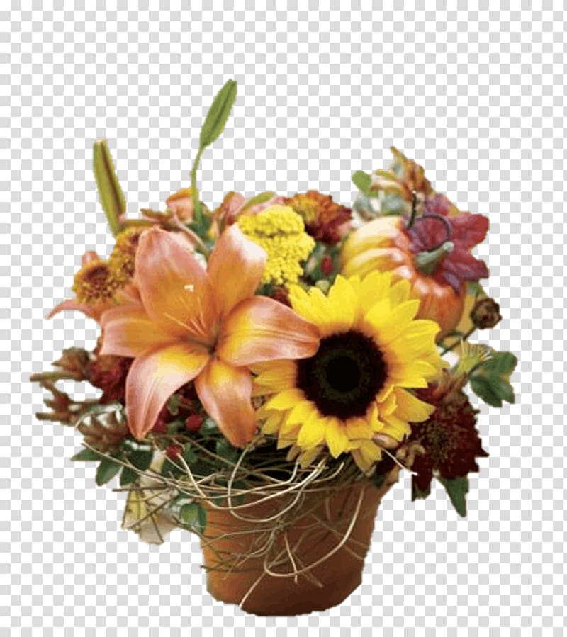 Flower bouquet Floristry Floral design Cut flowers, fall flowers transparent background PNG clipart