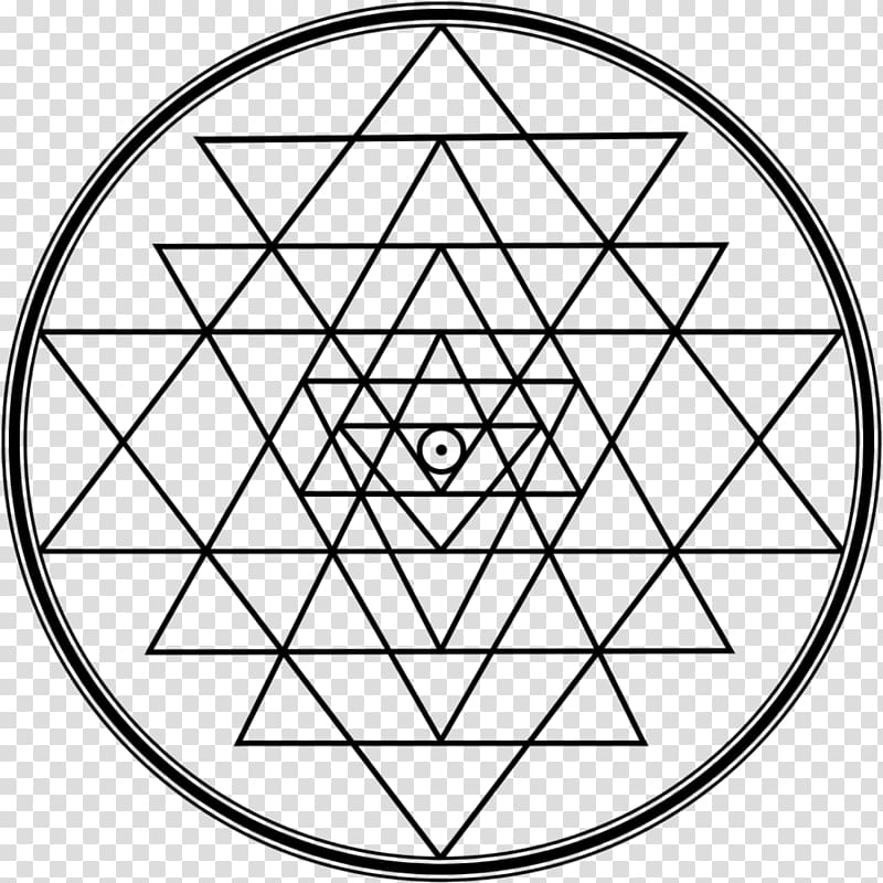 Sri Yantra Sacred geometry, sacred geometry transparent background PNG clipart