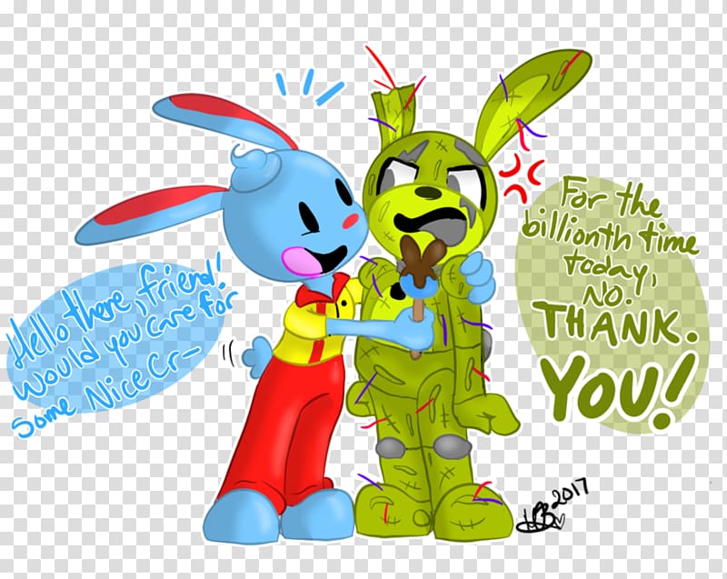 Easter Bunny Stuffed Animals & Cuddly Toys Five Nights at Freddy\'s Drawing, friendship goals transparent background PNG clipart