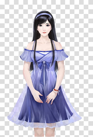 Formal wear Woman Dress Bride, Purple dress woman transparent background PNG clipart thumbnail