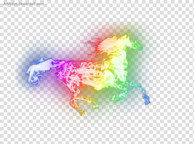 Laptop MacBook Air MacBook Pro Horse, Colorful smoke transparent background PNG clipart