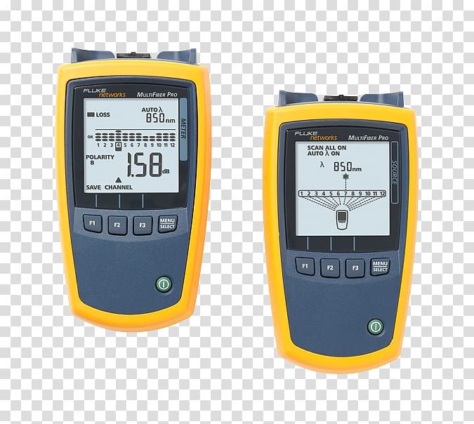 Optical power meter Computer network Single-mode optical fiber Fluke Corporation Software Testing, year over year after year flavor material transparent background PNG clipart