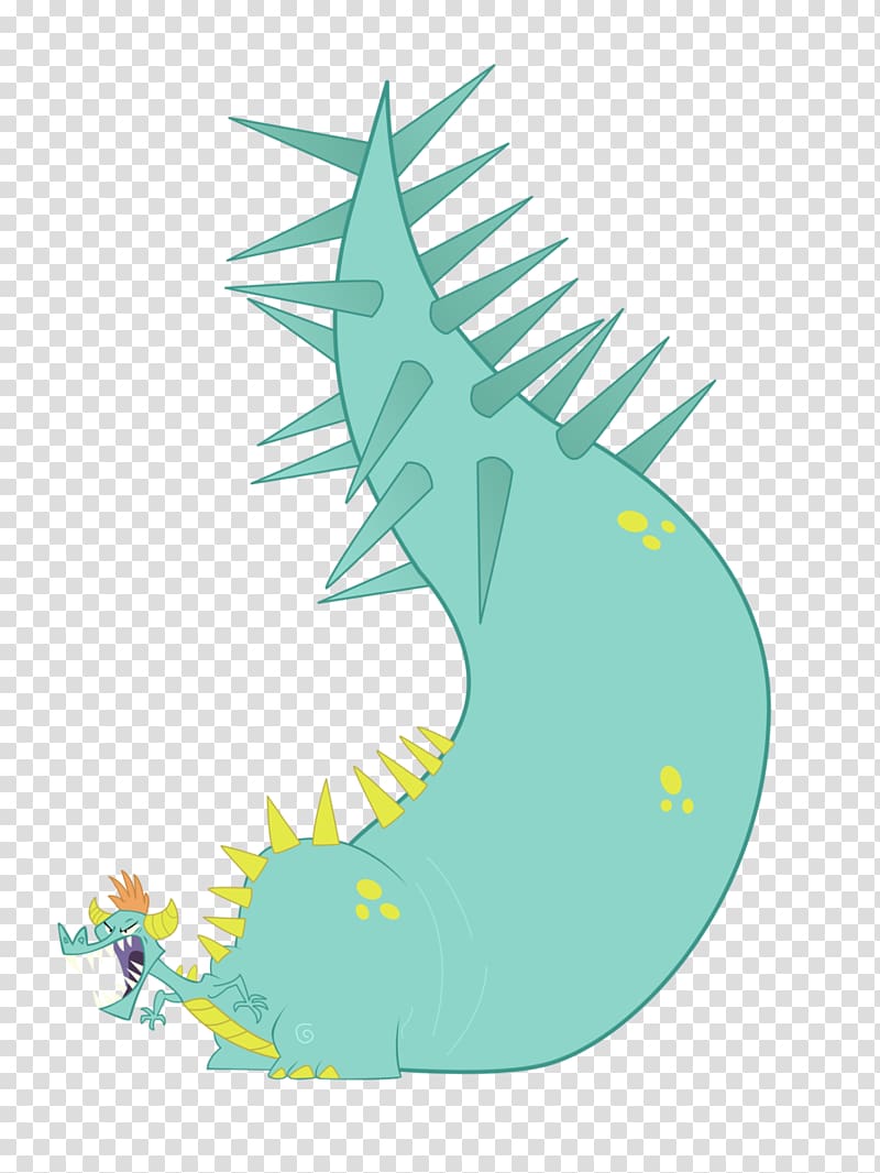 My Little Pony , paper-cut dragon transparent background PNG clipart