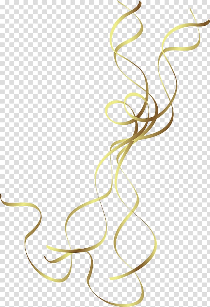 brown strap , painted dynamic golden ribbon transparent background PNG clipart