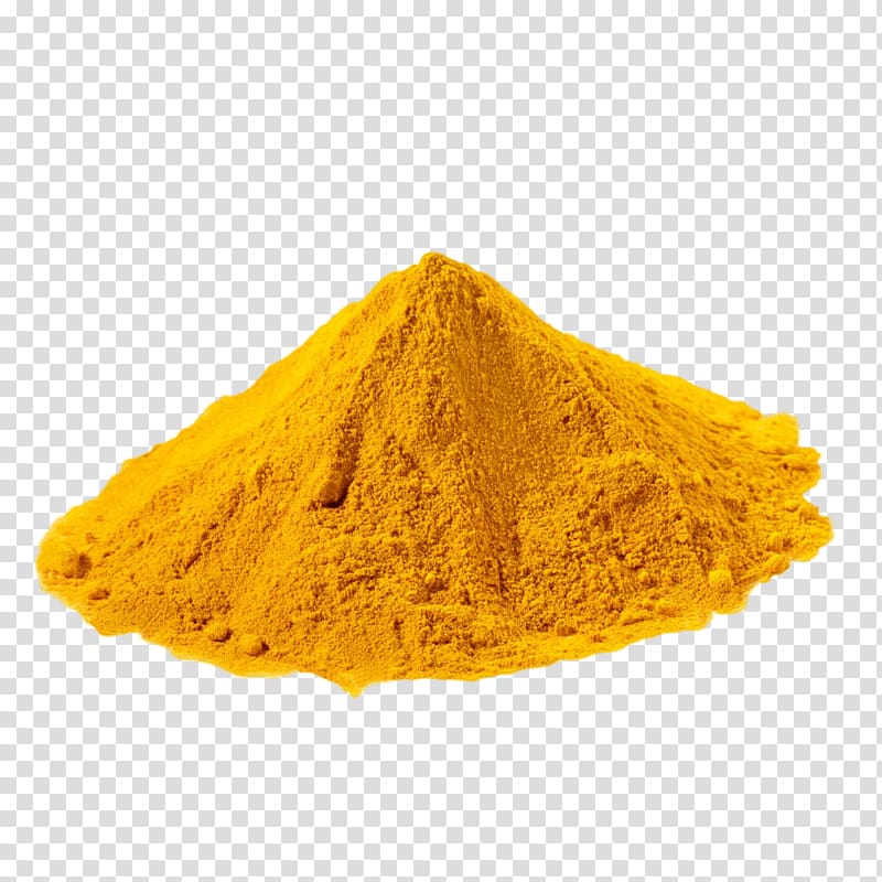 mound of orange powder, Biryani Turmeric Curcumin Spice Masala, powder transparent background PNG clipart