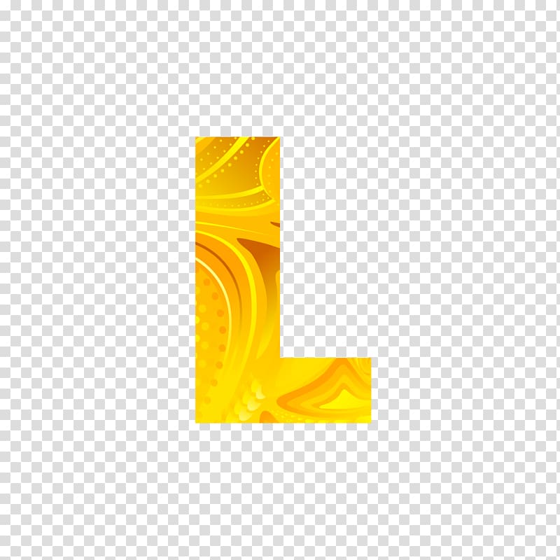 Letter English alphabet, Golden letters L transparent background PNG clipart