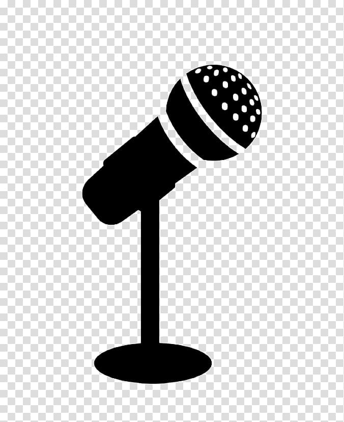 Microphone Singer Human voice Icon, Hand-painted Broadcast Microphone transparent background PNG clipart
