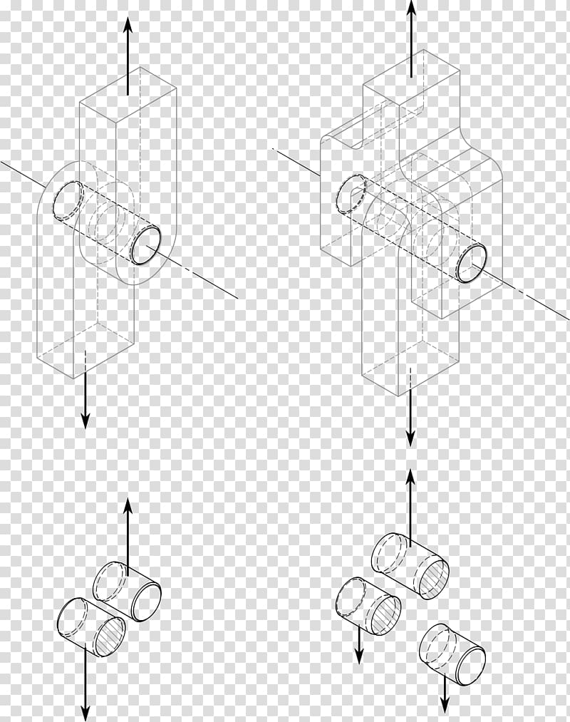 Cantilever Shear stress Joint Line Beam, line transparent background PNG clipart