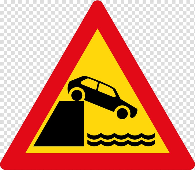 Traffic sign Warning sign Speed bump Car, car transparent background PNG clipart