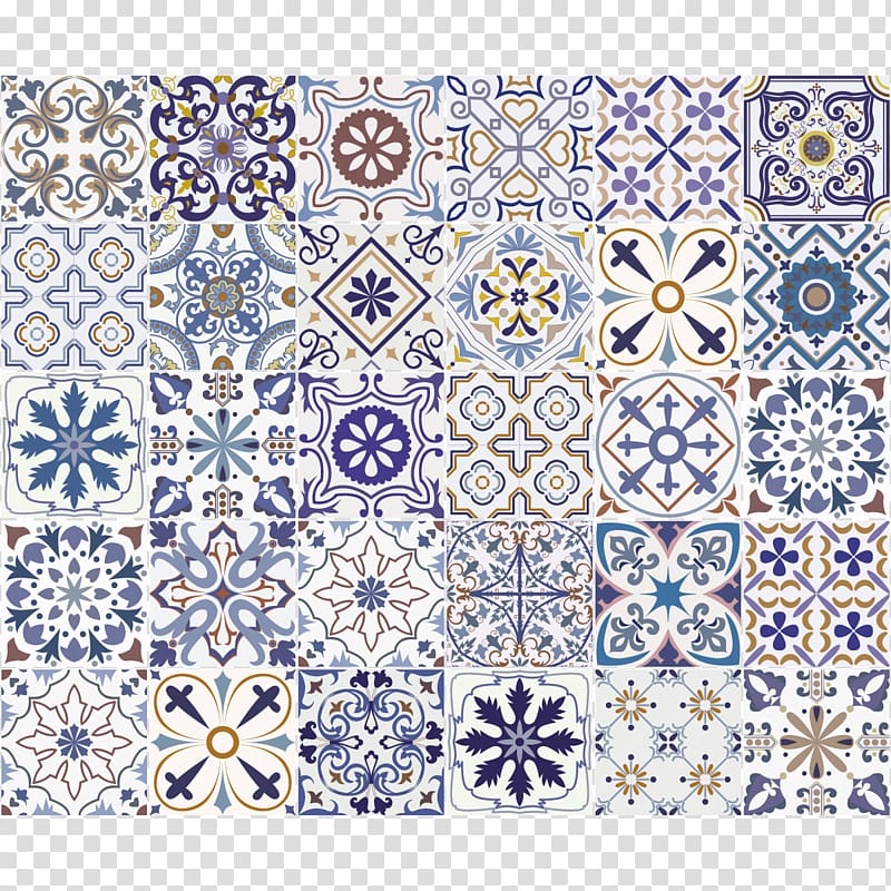 Carrelage Azulejo Tile Sticker Bathroom, azulejo transparent background PNG clipart