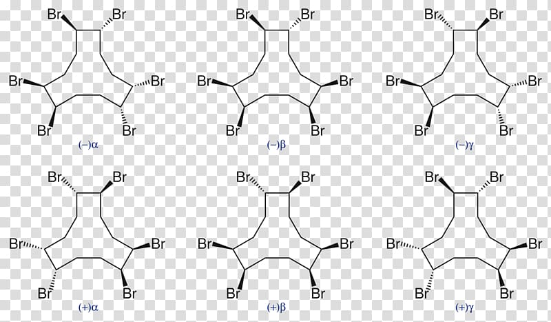 Hexabromocyclododecane Symmetry Structure Isomer Pattern, others transparent background PNG clipart