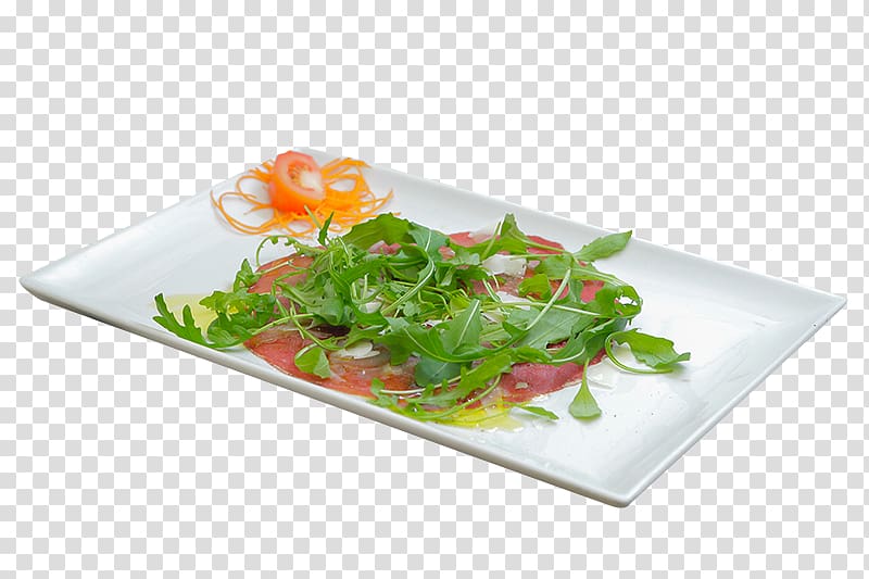 Carpaccio Salad Recipe Garnish Olive oil, salad transparent background PNG clipart