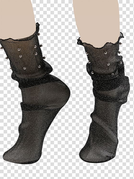 Boot Lurex Fishnet Sock Knitting, boot transparent background PNG clipart