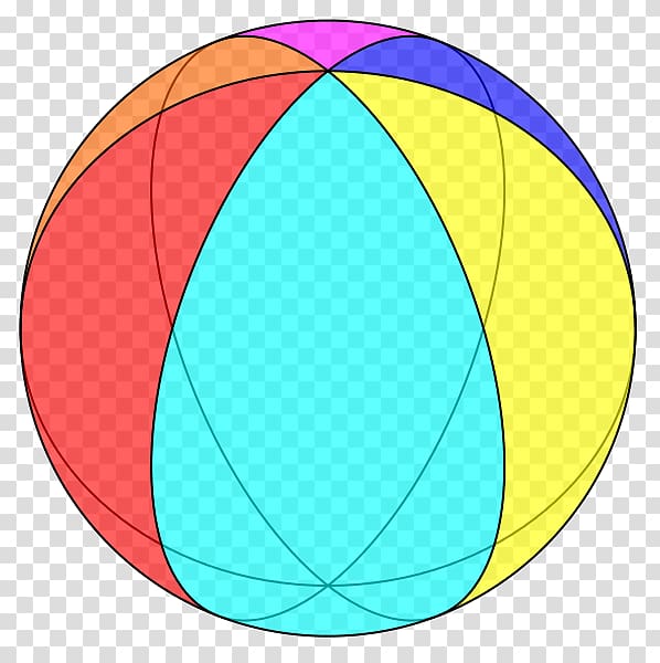 Hosohedron Tessellation Digon Lune Sphere, Hexagon Euclidean transparent background PNG clipart