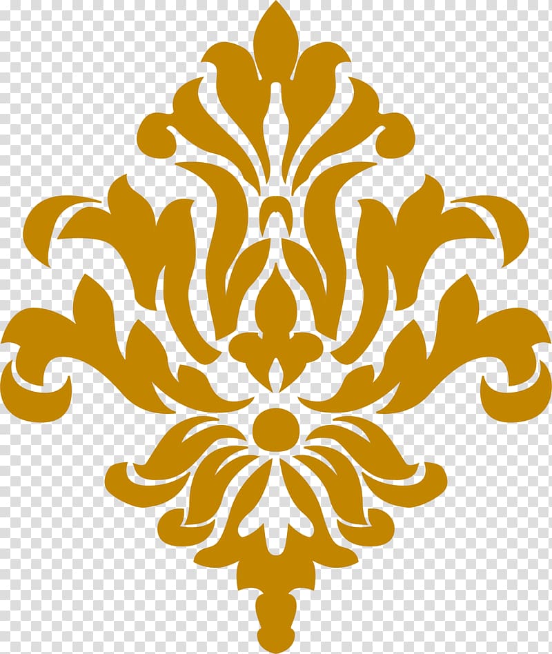 Damask Wall decal Pattern, damask transparent background PNG clipart