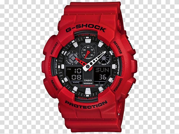 G-Shock GA100 Casio Shock-resistant watch, watch transparent background PNG clipart