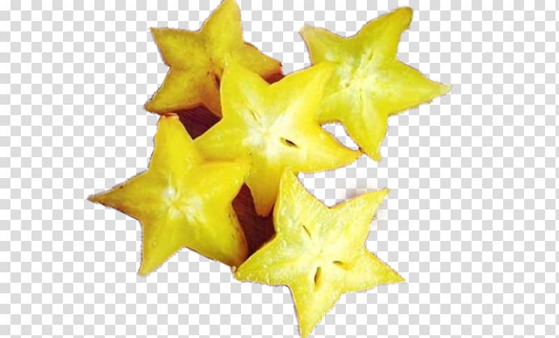 Carambola Fruit , Star carambola material transparent background PNG clipart