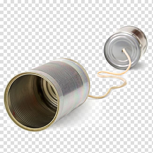 Tin can telephone Communication, dosentelefon transparent background PNG clipart