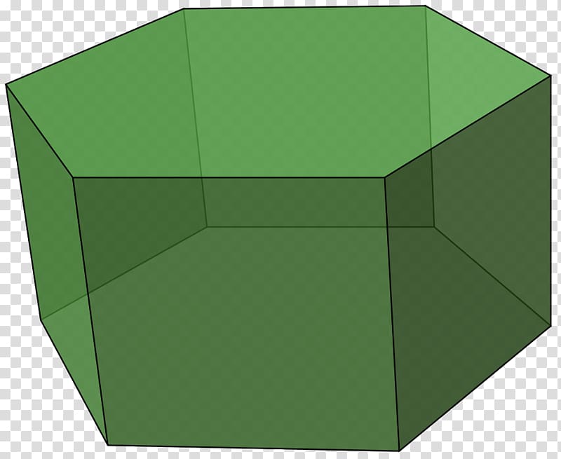 Hexagonal prism Three-dimensional space Dodecahedron, hexagon transparent background PNG clipart