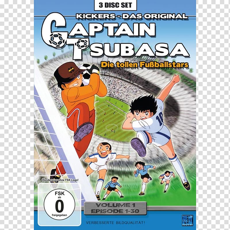 Tsubasa Oozora Captain Tsubasa Blu-ray disc DVD Fernsehserie, Captain Tsubasa transparent background PNG clipart