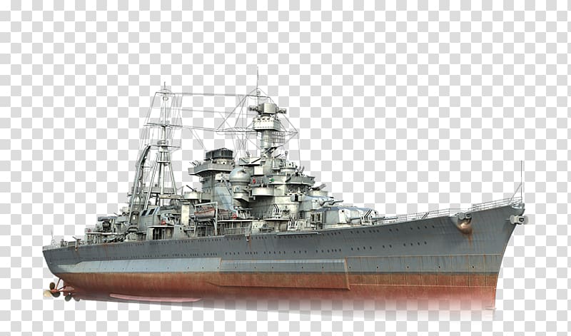 Guided missile destroyer World of Warships Dreadnought Armored cruiser Battlecruiser, Ship transparent background PNG clipart