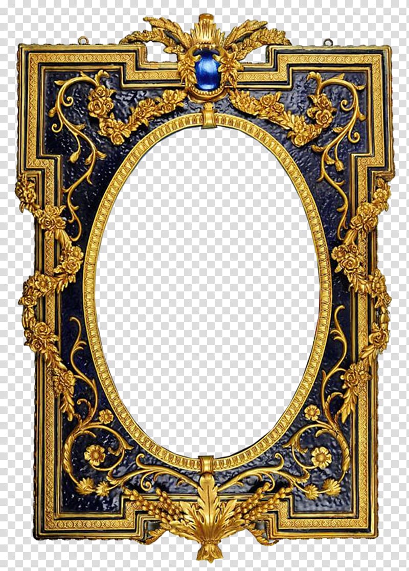 brown and black floral emblem frame, frame Porcelain French Imperial Eagle, Golden eagle frame transparent background PNG clipart