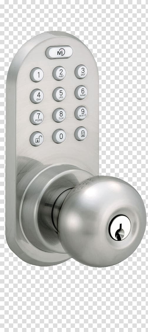 Door handle Lock Dead bolt Kwikset, door transparent background PNG clipart
