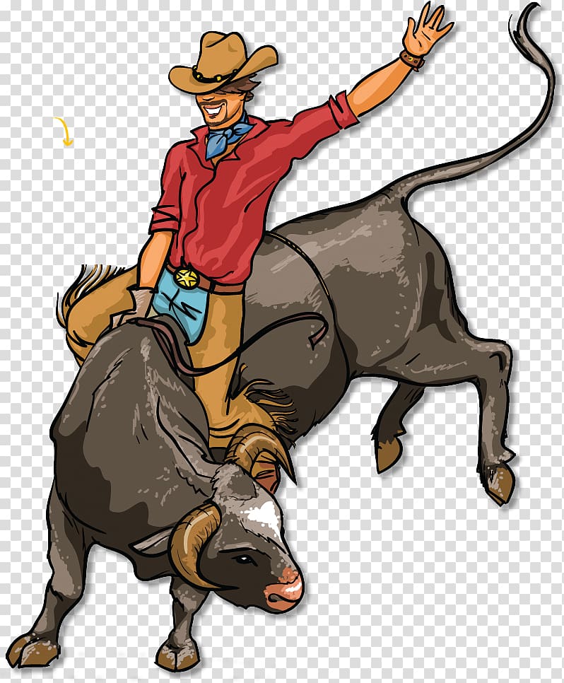 Bull riding Rodeo , bull transparent background PNG clipart