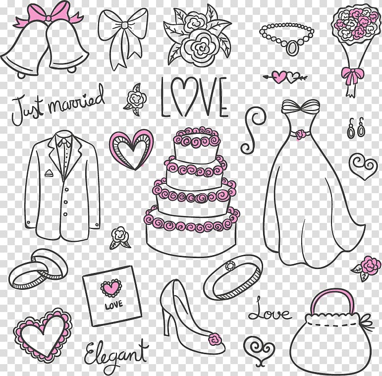 clipart wedding symbols