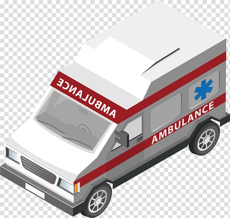 Ambulance Paramedic Flat design Icon, Emergency Car Cartoon transparent background PNG clipart