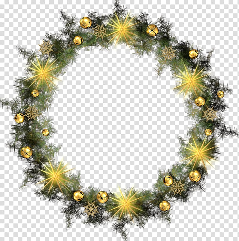 Ded Moroz Santa Claus Christmas Garland Wreath, garland transparent background PNG clipart
