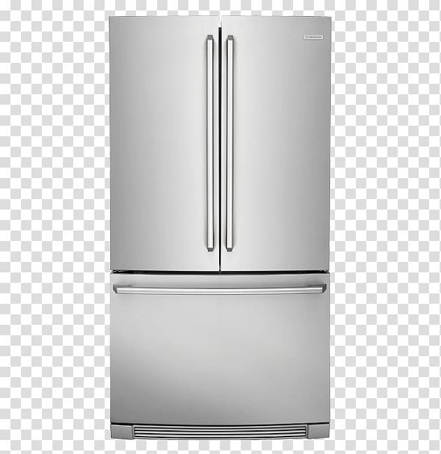 Electrolux Refrigerator Home appliance Major appliance Door, Fridge top view transparent background PNG clipart