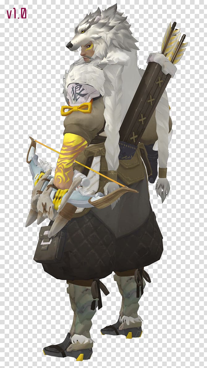 Gray wolf Hanzo Overwatch Fan art, others transparent background PNG clipart