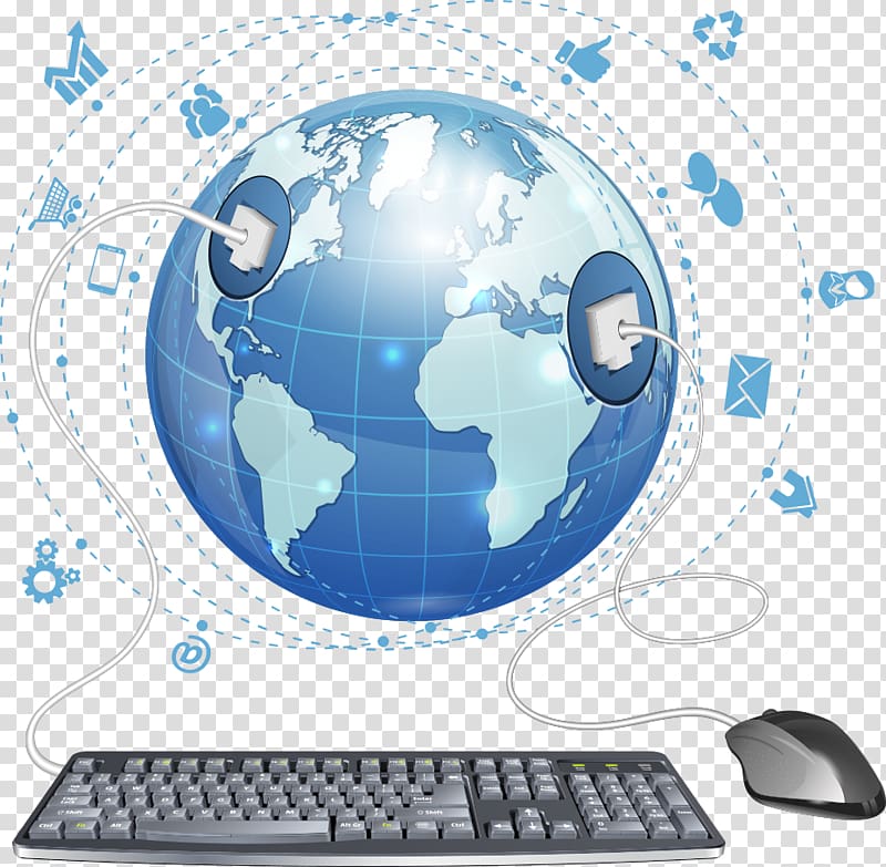 Computer mouse Icon, Earth Keyboard transparent background PNG clipart