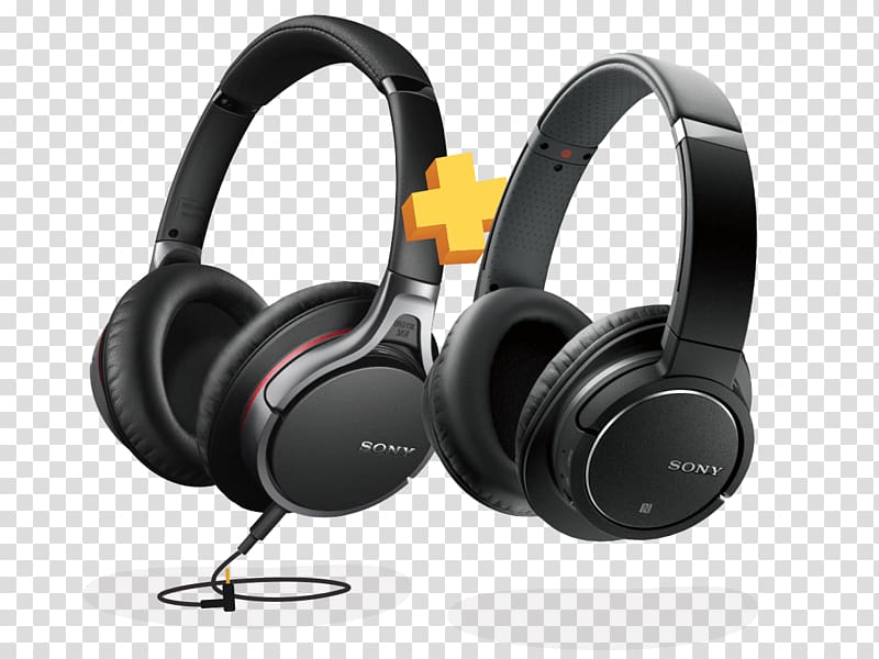 Sony MDR-V6 Noise-cancelling headphones Sony MDR-10RNC Active noise control, headphones transparent background PNG clipart