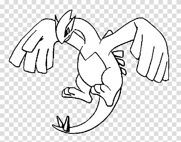 Pokemon Black & White Coloring book Pokémon Drawing Lugia, lol colouring pages transparent background PNG clipart