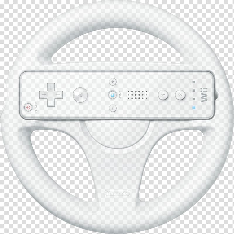 Mario Kart Wii Wii Remote Wii U Video game, steering wheel transparent background PNG clipart