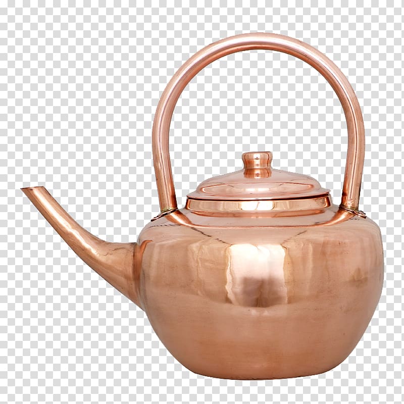 Hot pot Kettle Copper Teapot Tmall, Thick copper kettle transparent background PNG clipart